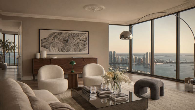 Miami Apartment living room