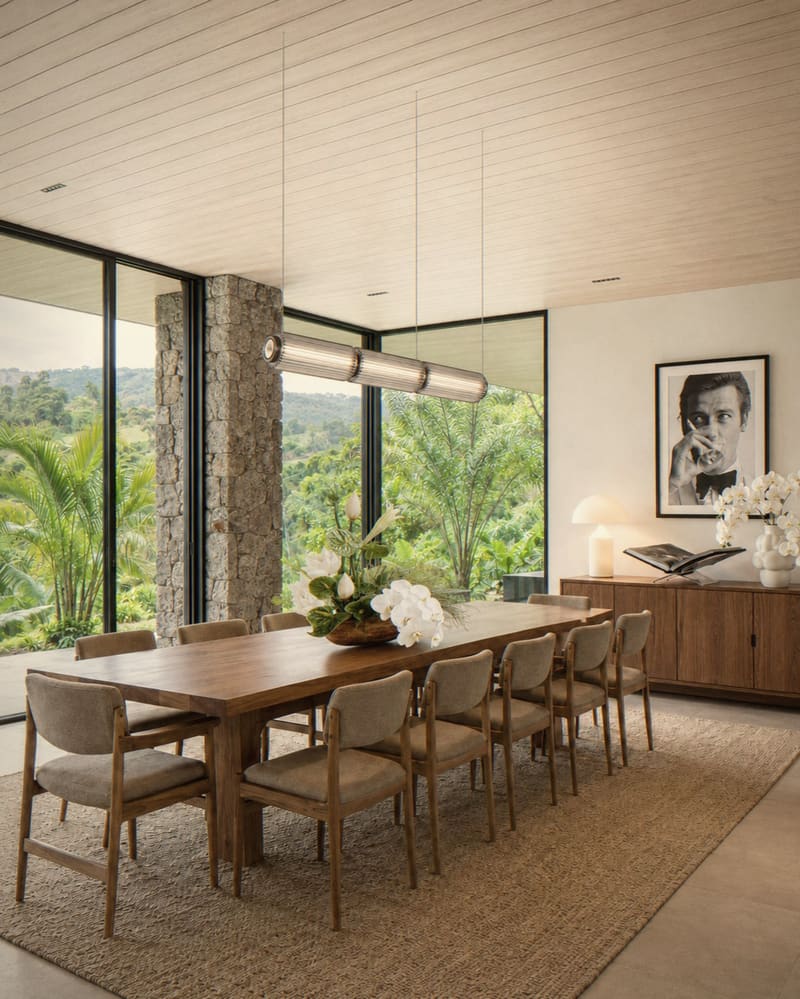Salvadorean Breeze dining room